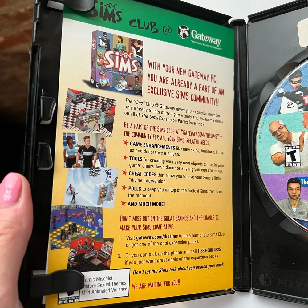 The Sims, original CD-ROM PC video game